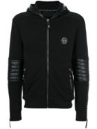 Philipp Plein - Chie Hoodie - Men - Cotton/polyester/polyurethane - M, Black, Cotton/polyester/polyurethane