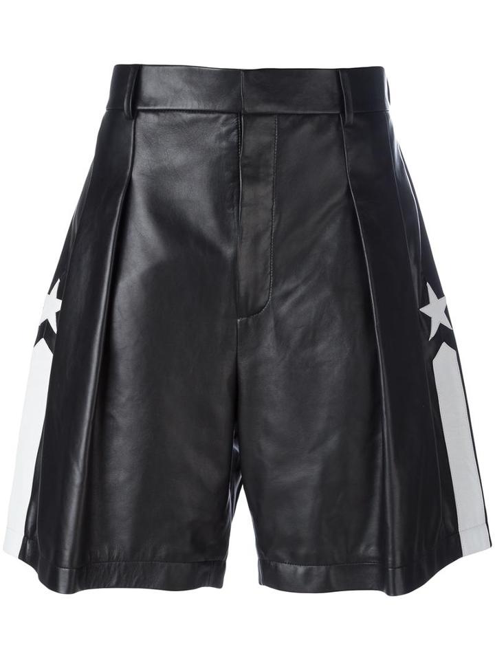 Givenchy Tailored Bermuda Shorts, Men's, Size: 50, Black, Cupro/lamb Skin