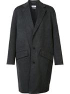 Cmmn Swdn Single Breasted Coat, Men's, Size: 46, Grey, Wool/cashmere