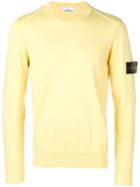 Stone Island Logo Patch Sweatshirt - Yellow