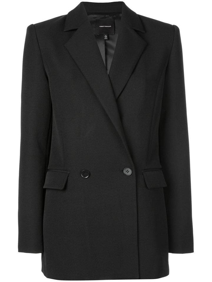Robert Rodriguez Studio Eva Double-breasted Blazer - Black