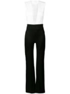 Galvan - Sleeveless Jumpsuit - Women - Polyester/triacetate - 34, Black, Polyester/triacetate