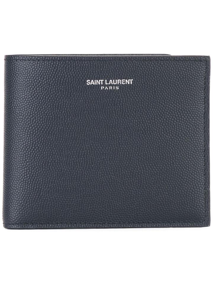Saint Laurent 'east/west' Wallet - Blue