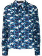 Styland Animal Print Shirt - Blue