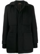 Ermenegildo Zegna Single-breasted Coat - Black