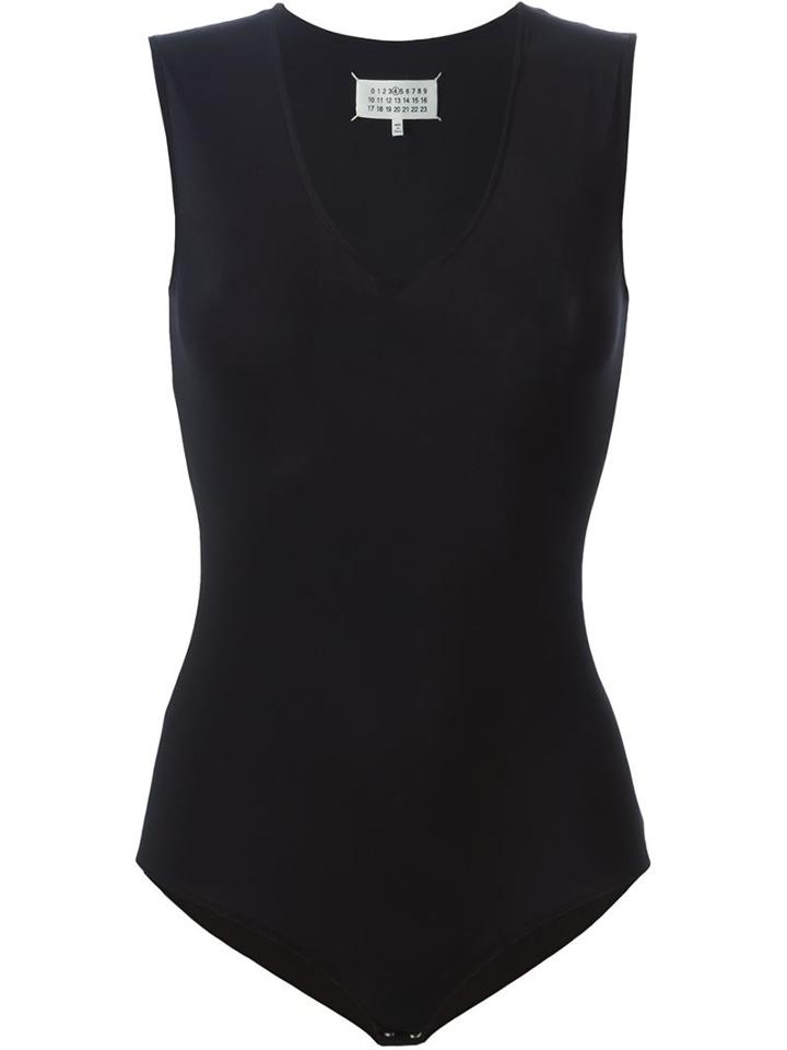 Maison Margiela Sleeveless Body, Women's, Size: 40, Black, Polyamide/spandex/elastane