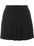 Anthony Vaccarello Pleated Shorts, Women's, Size: 38, Black, Polyester