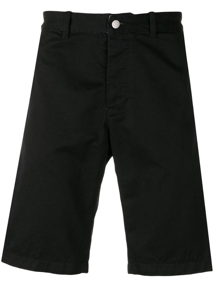 Edwin Knee-length Fitted Shorts - Black