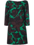 Milly Macro Floral Print Dress - Green