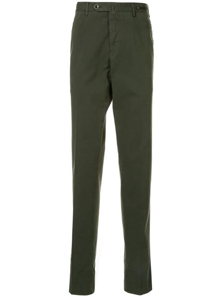 Pt05 Slim-fit Trousers - Green