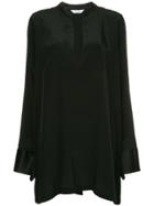 Kacey Devlin Deep V-neck Dress - Black