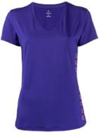 Calvin Klein Fitted V-neck T-shirt - Purple