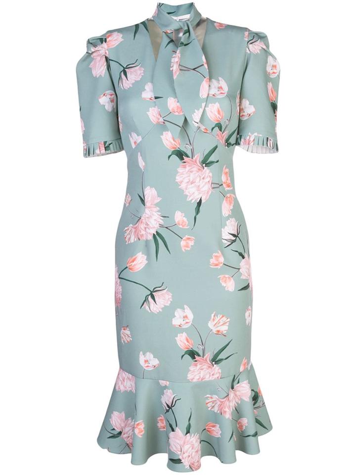 Sachin & Babi Printed Abby Midi Dress - Green