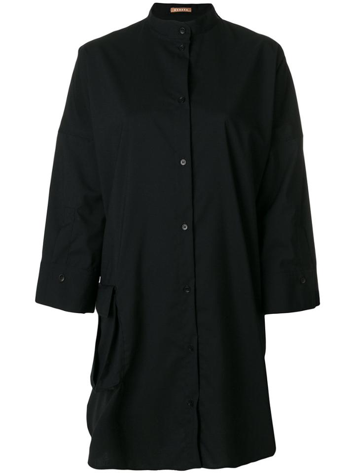Nehera Shirt Dress - Black