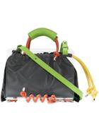 Scotria Contrast Details Tote - Black