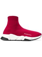 Balenciaga Low Speed Sneakers - Red
