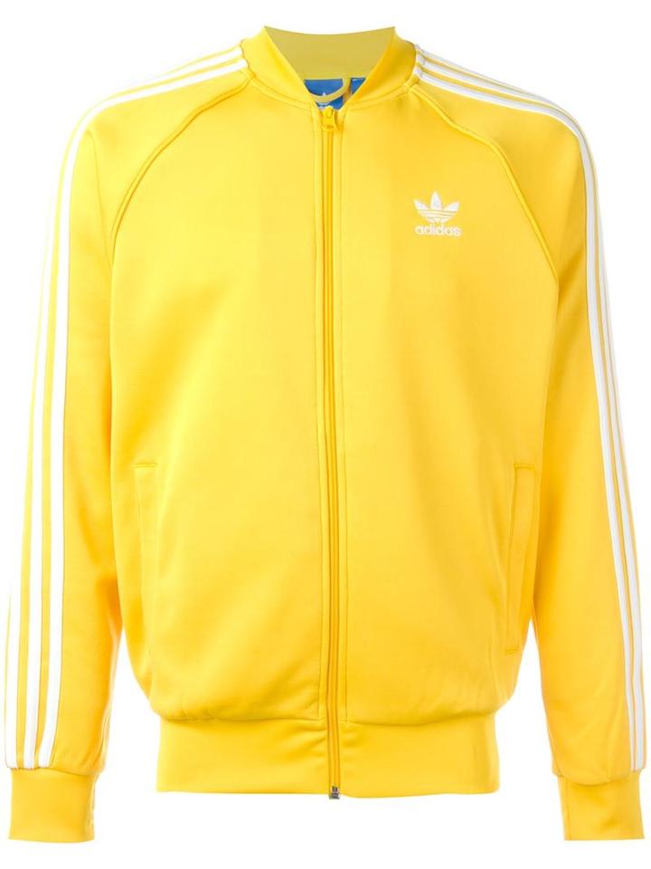 Adidas Originals 'superstar' Track Jacket, Men's, Size: Small, Yellow/orange, Polyester/spandex/elastane/cotton