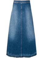 Philosophy Di Lorenzo Serafini Flared Midi Skirt - Blue