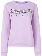 Kenzo Kenzo Paris Sweatshirt, Women's, Size: Xl, Pink/purple, Cotton