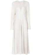 Stella Mccartney Longsleeved Flared Dress - Neutrals