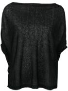 Snobby Sheep Slub Jersey Dolman T-shirt - Black