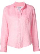 Frank & Eileen Loose Fit Shirt, Women's, Size: L, Pink/purple, Linen/flax
