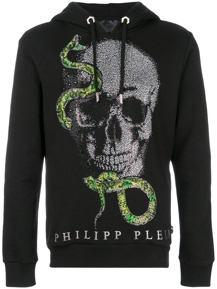 Philipp Plein Snake Hoodie - Black