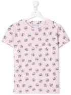 Chiara Ferragni Kids Eye Print T-shirt - Pink