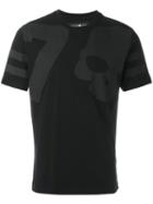 Hydrogen '7' Skull Print T-shirt, Men's, Size: Small, Black, Cotton