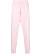 Cédric Charlier Cuffed Joggers - Pink & Purple