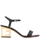 Givenchy G Heel Sandals - Black