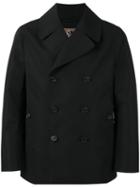 Sealup Double-breasted Coat, Men's, Size: 50, Black, Polyester