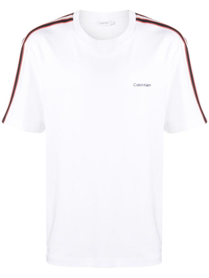 Calvin Klein Stripe T-shirt - White