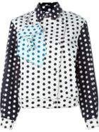 J.w. Anderson Polka Dot Denim Jacket