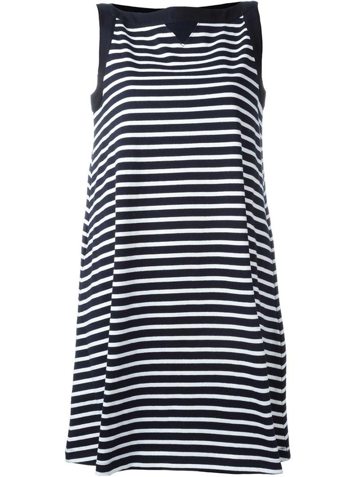 Sacai Striped A-line Dress