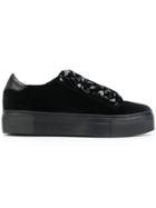 Kennel & Schmenger Embellished Lace Up Sneakers - Black