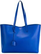 Saint Laurent Large Shopper Tote, Women's, Blue