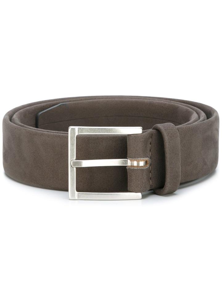 Orciani Square Buckle Belt - Grey
