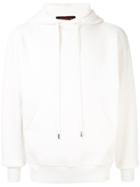 Caban Drawstring Hooded Sweater - White