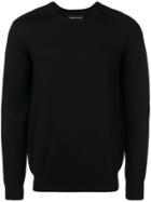 Emporio Armani Knitted Jumper - Black