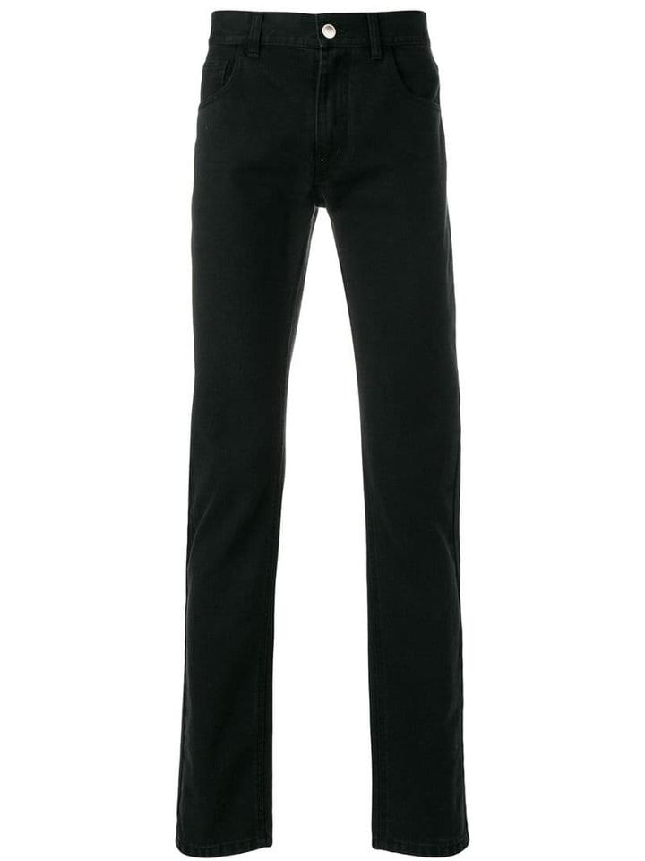 Raf Simons Patchwork Printed Jeans - Black