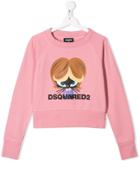 Dsquared2 Kids Logo Print Sweatshirt - Pink