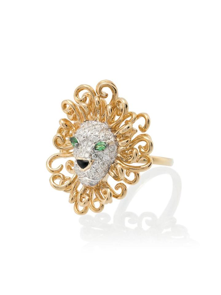 Yvonne Léon Lion Diamond Ring - Gold