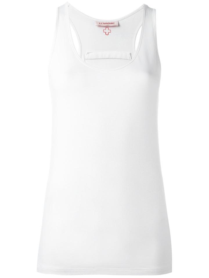 A.f.vandevorst 'foil' Tank Top - White