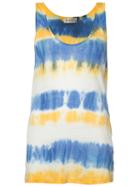 Faith Connexion - Tie-dye Effect Vest Top - Women - Linen/flax - Xs, Women's, Beige, Linen/flax