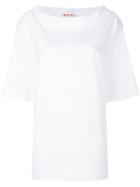Marni Oversized Boat Neck T-shirt - White