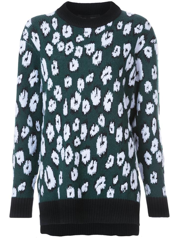 Proenza Schouler Graphic Jacquard Sweater - Blue