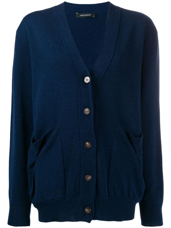 Cédric Charlier V-neck Cardigan - Blue