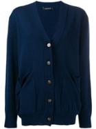 Cédric Charlier V-neck Cardigan - Blue