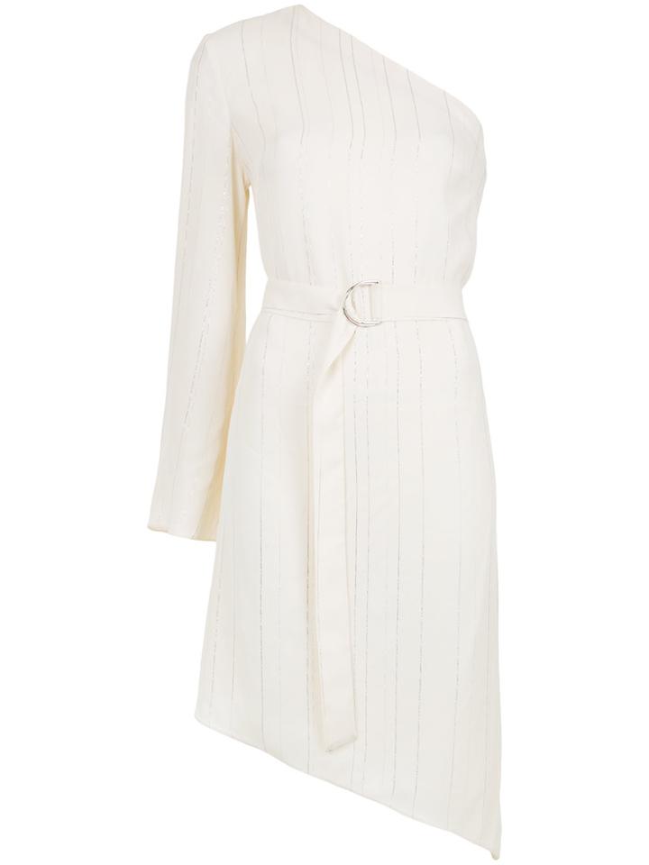 Nk One Shoulder Dress - White